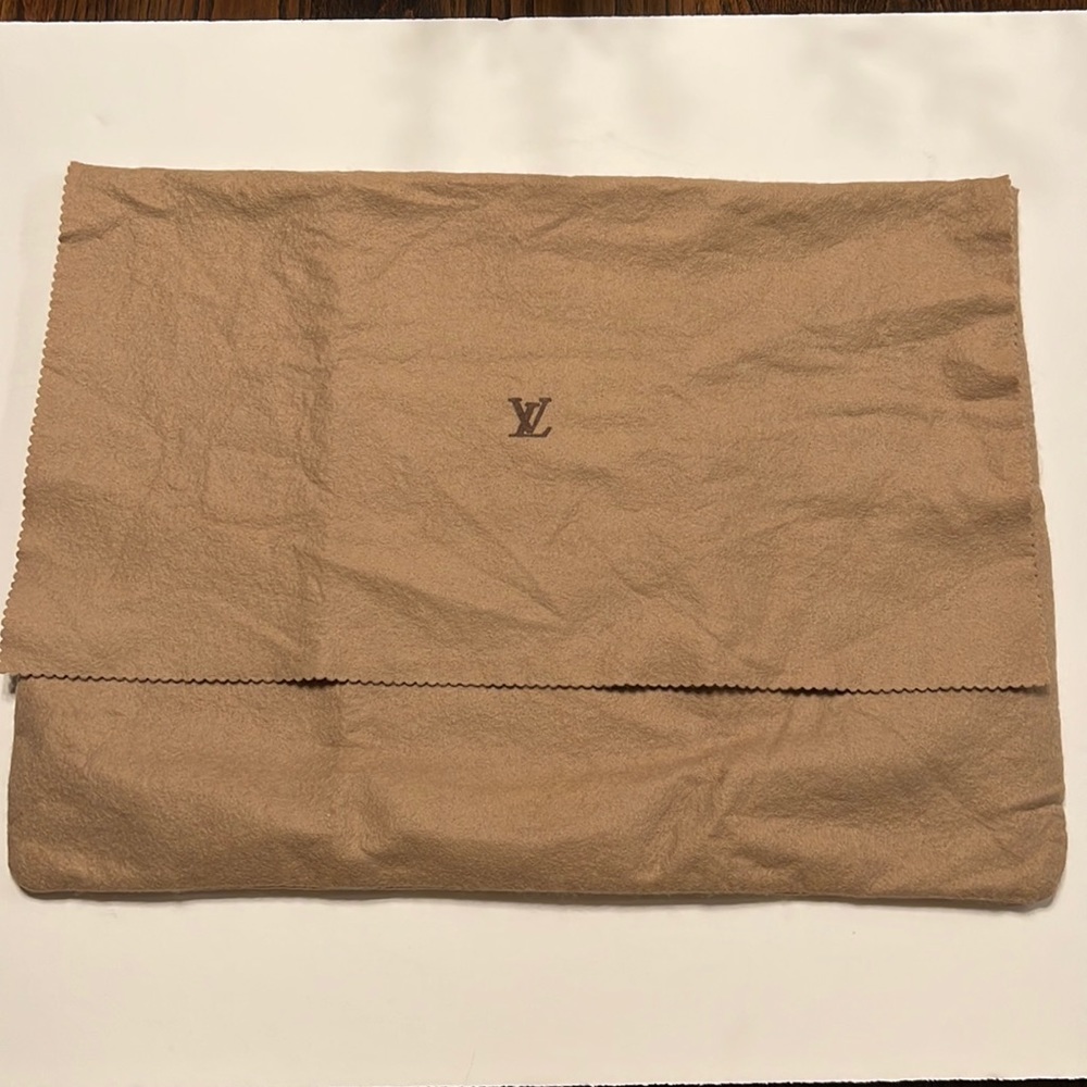 Vintage Louis Vuitton LV Fold Over Large Dust bag